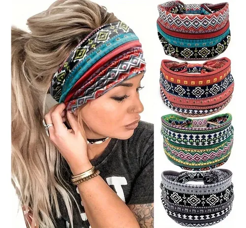 Tocados De Estilo Bohemio Para Mujer (4 Piezas) Qi