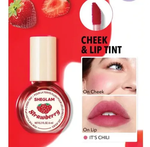 Tinta Para Labios For The Flush Lip & Cheek Tint Sheglam