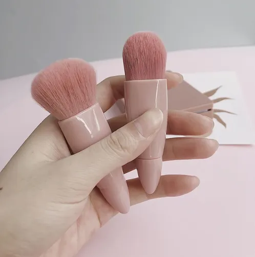 M/h Set De Brochas De Maquillaje Con Estuche 5 Piezas