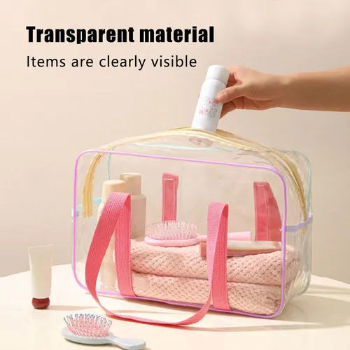 Hjm Neceser Transparente Playa Impermeable Y Portátil Hjm C