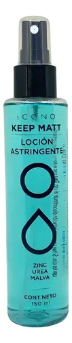 Loción Astringente Piel Grasa Keep Matt 150ml. Icono Momento De Aplicación Día/noche