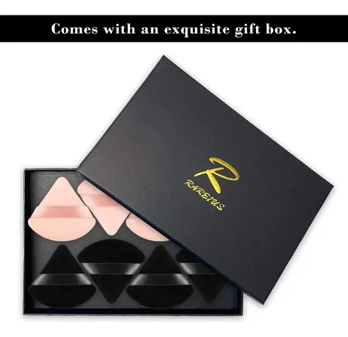 Esponjas De Maquillaje Rareius Triangulares 8 Unidades Súper