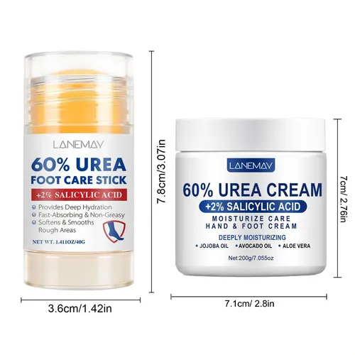 Kit 2 Productos Piel Extra Seca – Crema + Barra Urea 60%.