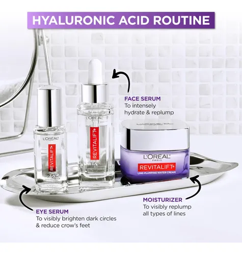 Sérum Para Ojos L’oreal Paris Revitalift Con Ácido Hialuróni Todo Tipo De Piel Día/noche