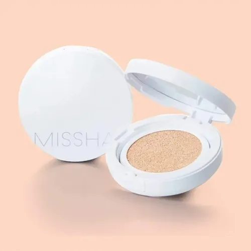 Base de Maquillaje Missha Magic Cushion Cover Lasting Tono 21 con FPS 50 y Acabado Natural