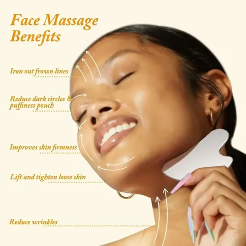 Espátula Universal Gua Sha Con Forma De Corazón Para Piedras