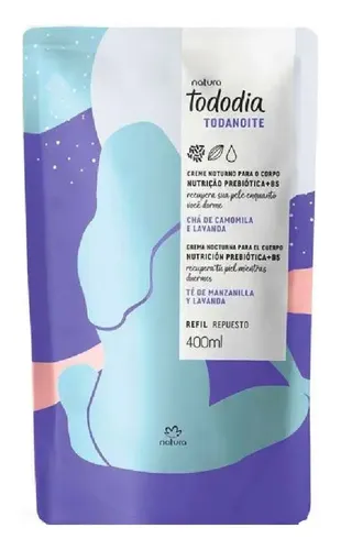 Repuesto Hidratante Nocturno Té Manzanilla Lavand Td Natura