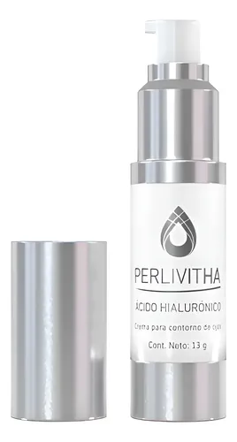 Perlivitha Contorno De Ojos Crema Ac. Hialuronico 15g Todo Tipo De Piel Día/noche