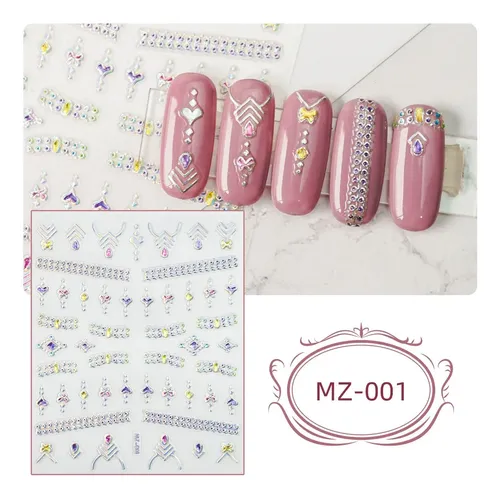 Pegatinas Estampadas Para Decoración De Uñas, Calcomanías A