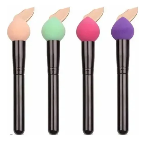 Brocha Esponja Para Difuminar Maquillaje Base Corrector