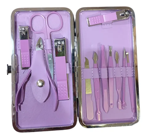 Set De Manicura 12 Piezas De Colores