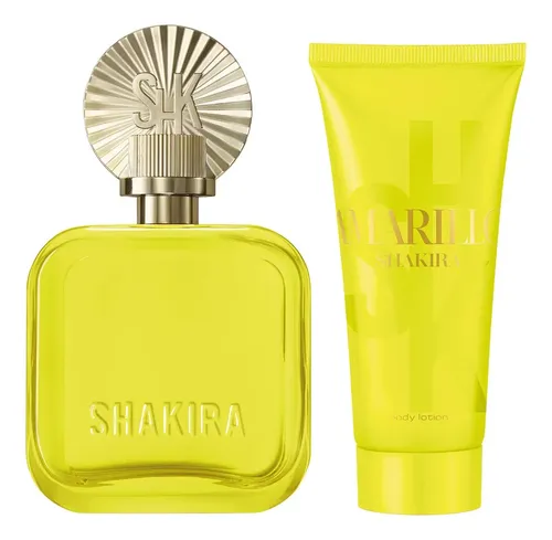 Estuche Perfume Mujer Shakira Amarillo Edp 80ml