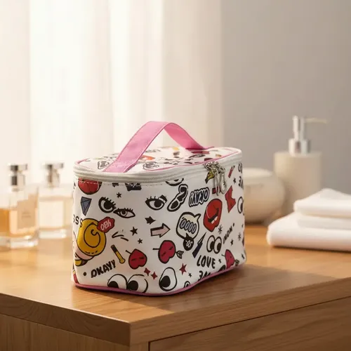 Neceser Porta Cosmeticos Maquillaje Brochas Bolso Estuche Color Veoquiero