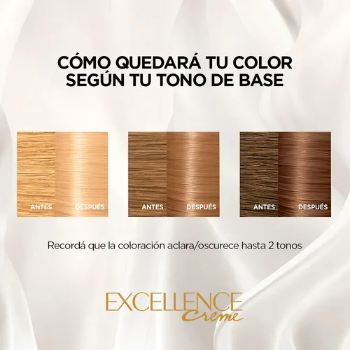 Kit De Coloración Excellence Creme L’oréal Paris Tono 9 Rubio Muy Claro