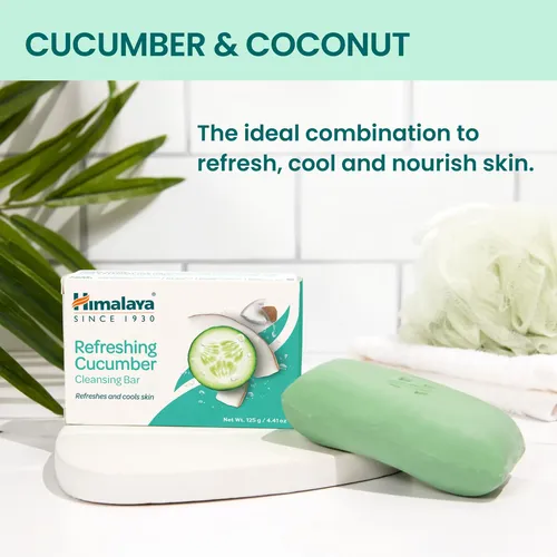 Jabón Facial Y Corporal Cleansing Bar Himalaya Refrescante C