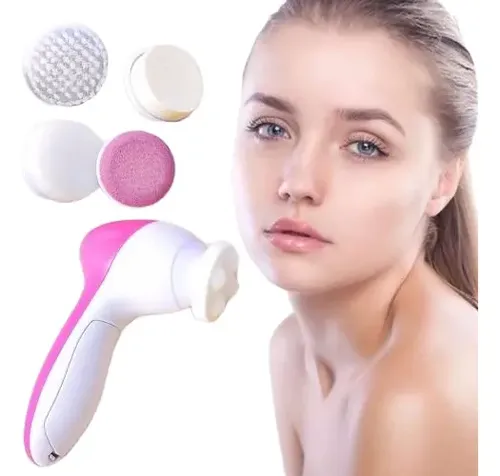 Masajeador Facial Exfoliante Relajante Aplicador Crema Y Más
