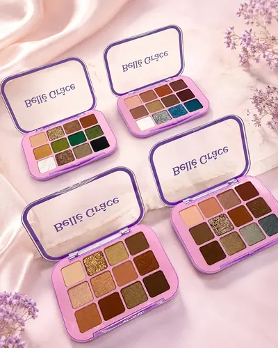 Paleta Sombras De Ojos 12 Colores Mate Brillante Veoquiero