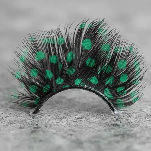 4 Pestañas Postizas Plumas Lunar Maquillaje Artistico Ydnis