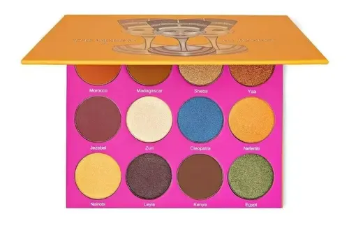 Paleta de Sombras The Nubian 2 Juvia’s 12 Colores Mate y Brillante