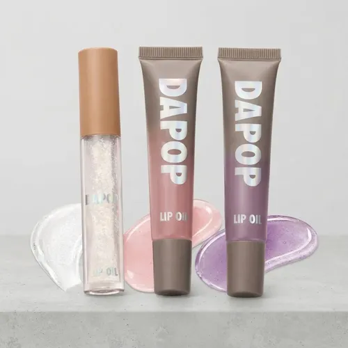 Set Combo X3 Tonos Brillo Labial Gloss Dapop Lip Oil