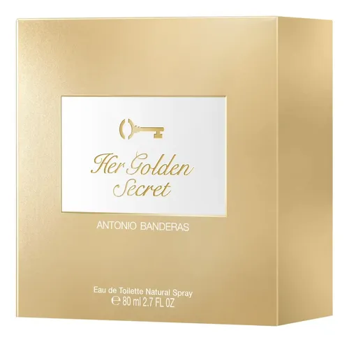 Perfume Her Golden Secret Banderas Edt Mujer 80 Ml
