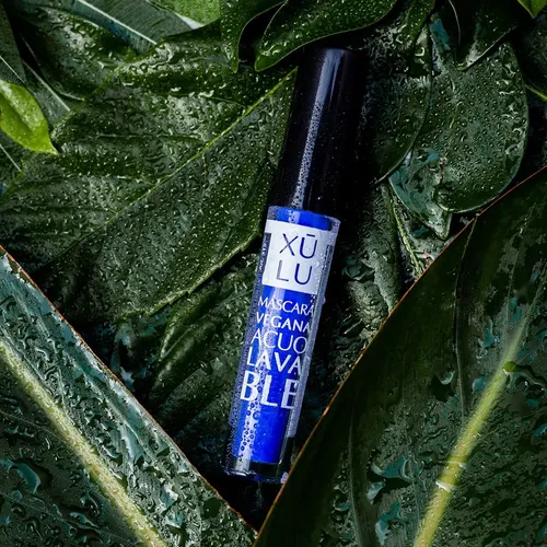 Máscara Pestañas Vegana Acuolavable Xúlu Cosméticos Vs Tonos Color Azul