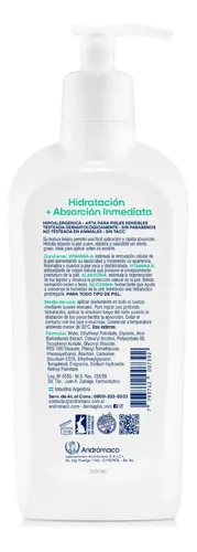 Crema Corporal Dermaglós Hidratación Inmediata X 300 G