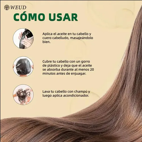Aceite Para El Crecimiento Del Cabello Weud Ultimate 2pcs