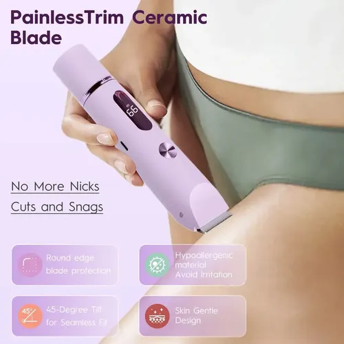 Rasuradora Eléctrica Recargable 2 En 1 Para Mujer