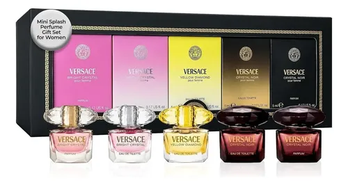 Set De Perfumes Versace Para Mujer 4 Mini Fragancias 20g