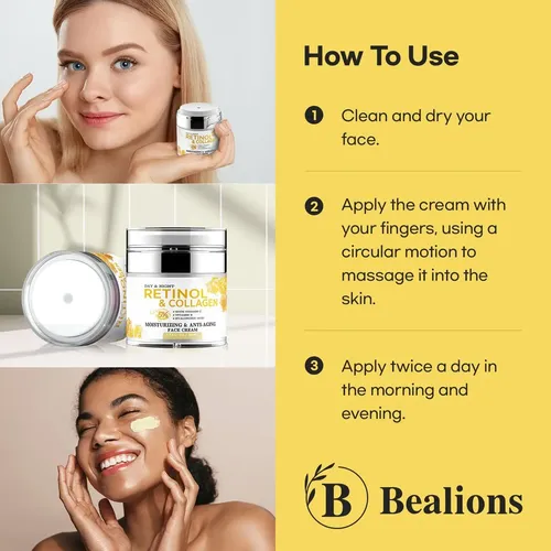 \nn Crema Facial Con Retinol Para Rostro Y Cuello,