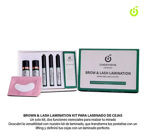 Kit Brow & Lash Cherimoya Laminado Pestañas Y Cejas 2en1
