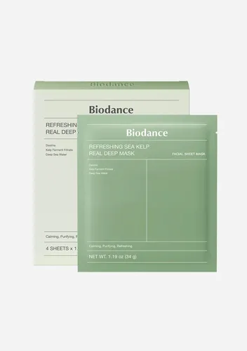 Mascarilla Facial Coreana Biodance Refreshing Sea Kelp X1