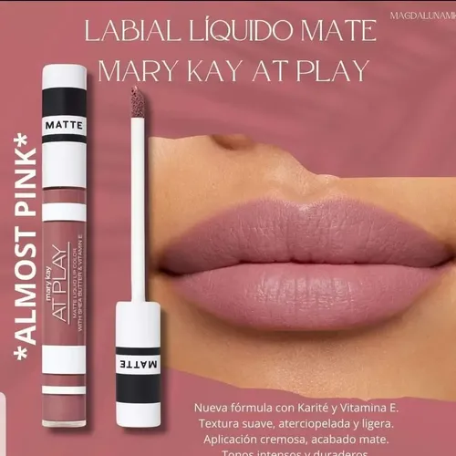 Labial Liquido Mate 20% At Play Mary Kay 20% Color Almost Pink