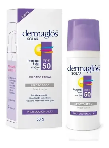 Dermaglos Facial Fps50 Efecto Seco Invisible 50gr