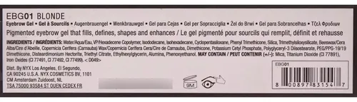 Gel De Cejas Nyx Rubio 0.34oz Para Maquillaje