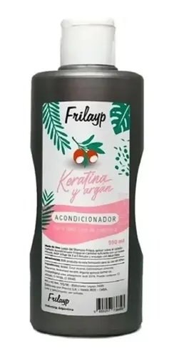 Kit Shampoo + Acondicionador Frilayp Keratina Y Argan 1000cc