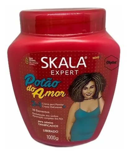 Skala Potao Do Amor Máscara Vegana Crema Peinar Dañado 1kg