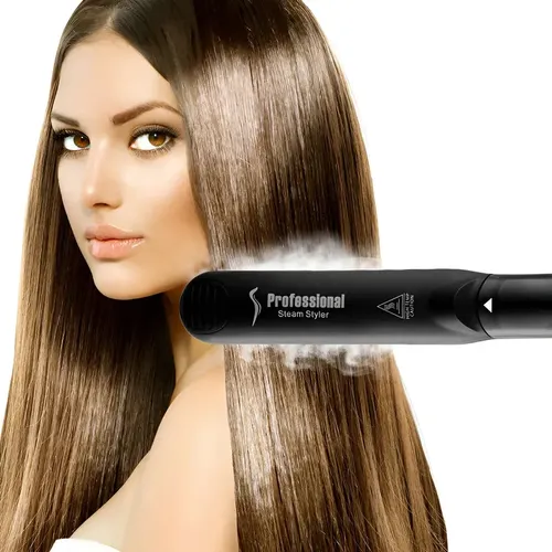 Alisador De Pelo Profesional A Vapor, Plancha Plana De Zker