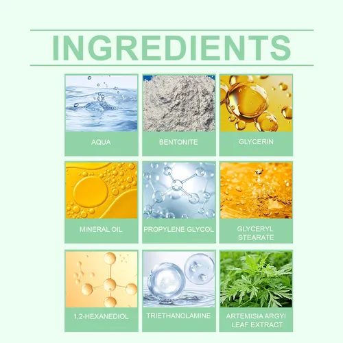 Mascarilla Facial De Arcilla Calmante Papa Feel Mugwort Todo Tipo De Piel