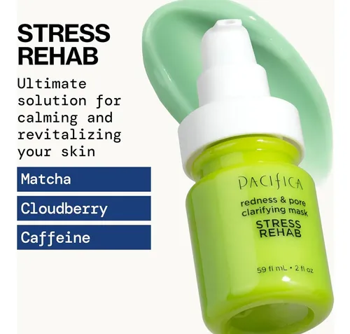Mascarilla Calmante Pacífica Stress Rehab Niacinamida