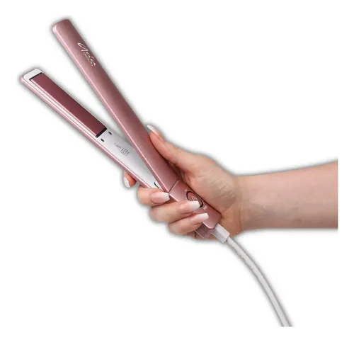 Plancha Alisadora De Pelo Aria Beauty Slim De Doble Voltaje