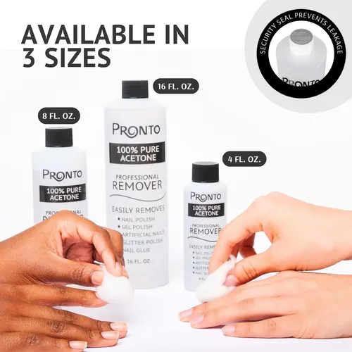 Pronto – Removedor De Esmalte De Gel De Acetona