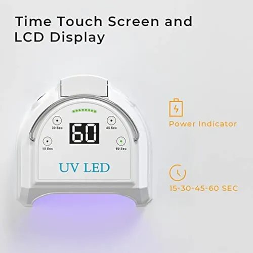 Lámpara De Uñas Profesional Inalámbrica Led Uv De