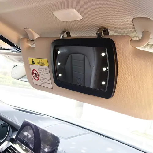 Espejo Cosmético Led Con Visera Solar For Coche