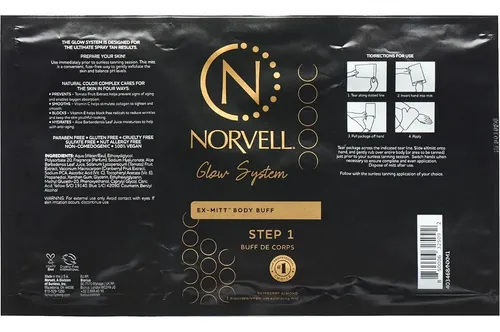 Guante Exfoliante Norvell Exmitt 1 Unidad Para Preparación