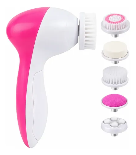 Cepillo Skin Care Limpieza Facial Exfoliante 5 En 1 Rec Usb