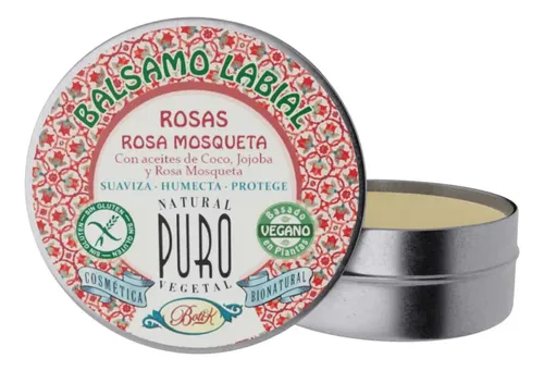 Bálsamo Labial en lata Rosa y Rosa Mosqueta Boti-k Puro