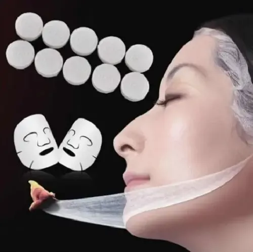 Mascara O Mascarilla Comprimida Facial Pastilla Cápsula X100