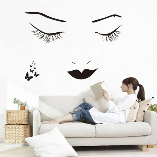 Adhesivos Decorativos De Pared Extraíbles, Calcomanías De Pared, Pestañas De Pared